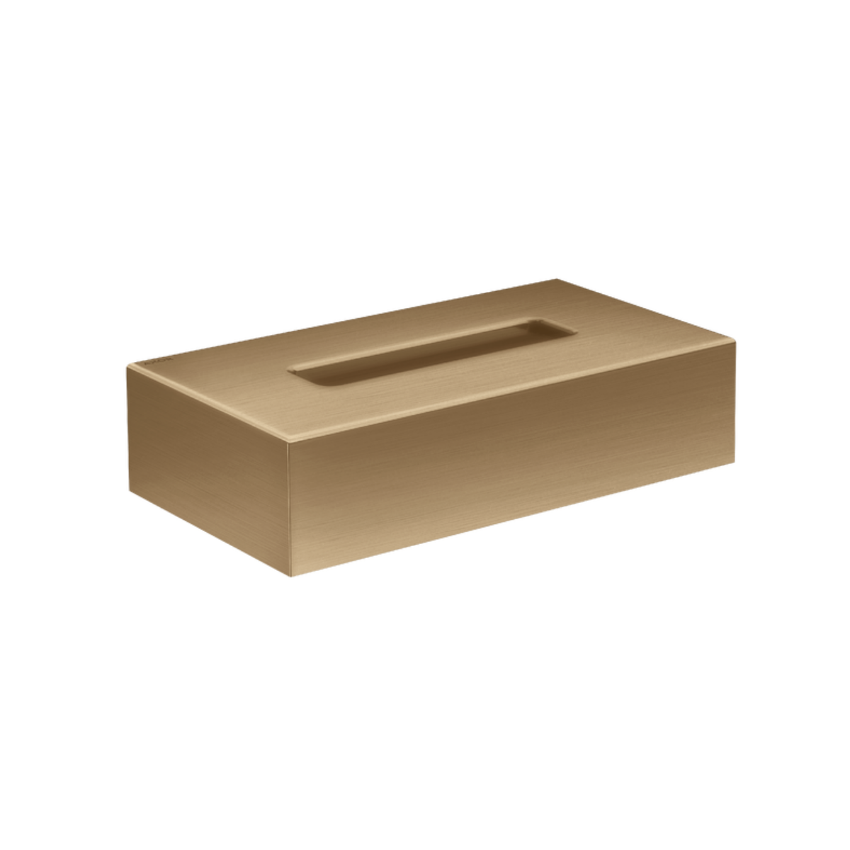 Axor tissue box brushed bronze finish
