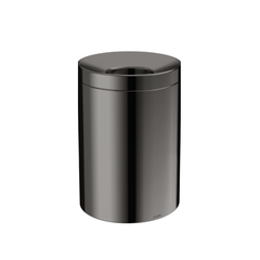 Axor waste bin polished black chrome finish