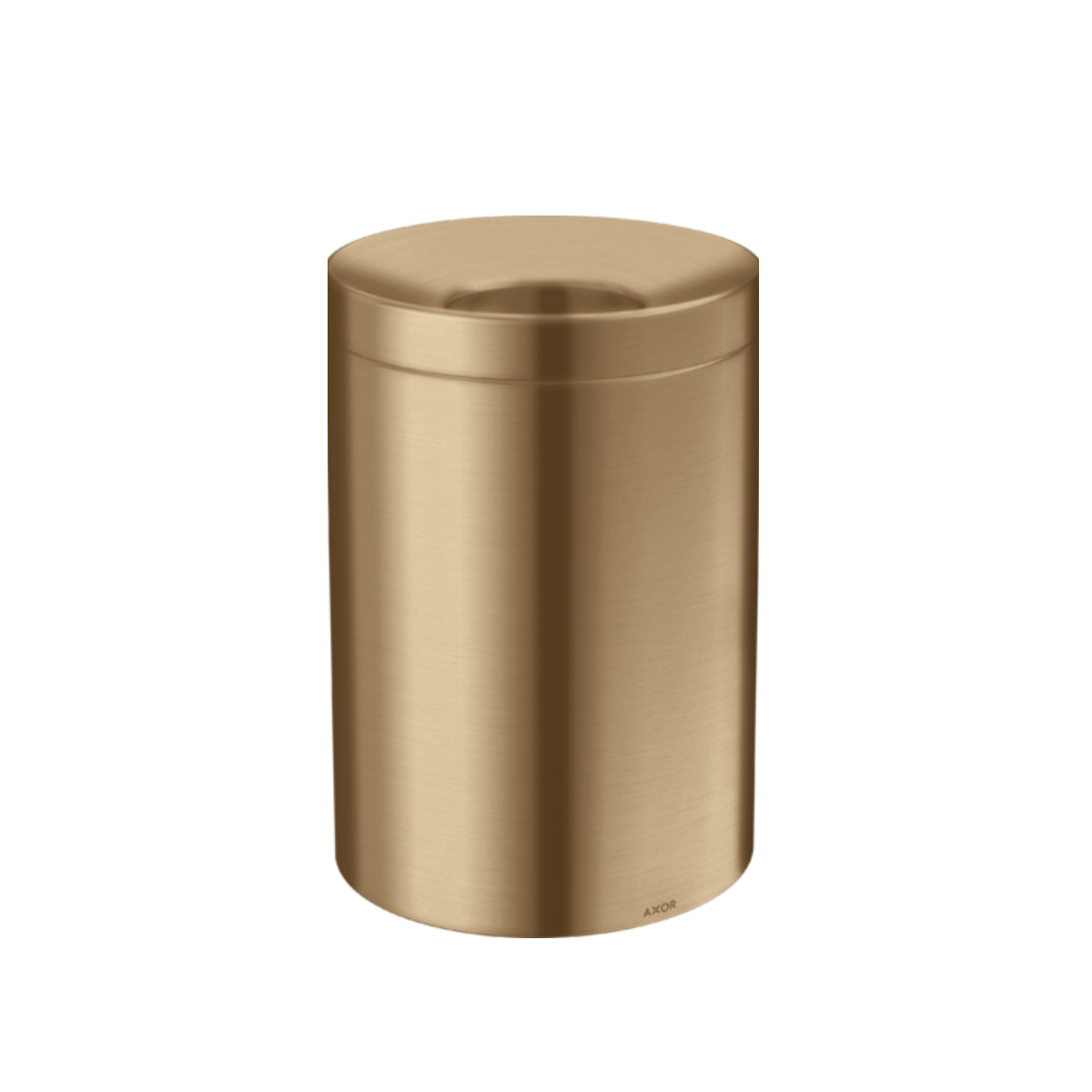 Axor waste bin polished brushed bronze finish