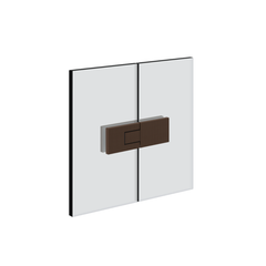 Gessi Shower G - Rigato 180° Right glass-glass Hinge with lift function