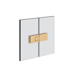 Gessi Shower G - Rigato 180° Right glass-glass Hinge with lift function