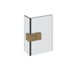 Gessi Shower G - Rigato 90° Glass-Glass Click-on short Hinge