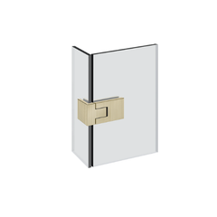 Gessi Shower G - Rigato 90° Glass-Glass Click-on short Hinge