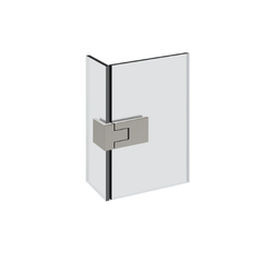 Gessi Shower G - Rigato 90° Glass-Glass Click-on short Hinge