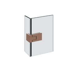 Gessi Shower G - Rigato 90° Glass-Glass Click-on short Hinge