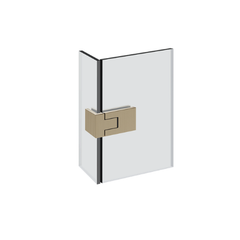 Gessi Shower G - Rigato 90° Glass-Glass Click-on short Hinge