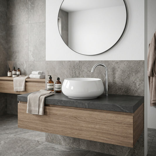 Globo T-Edge 350 Organic Round Above Counter Basin