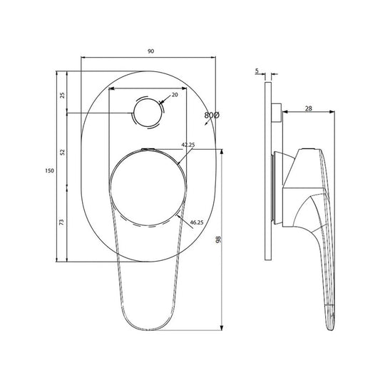 Villeroy & Boch Start Diverter Mixer