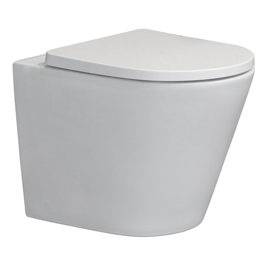 Argent Grace Neu HygienicFlush Wall Faced Toilet - Matte White