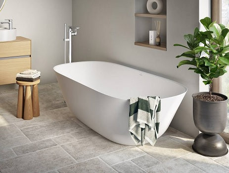Picture of a Freestanding Bath  with Floor Mounted Mixer Tap