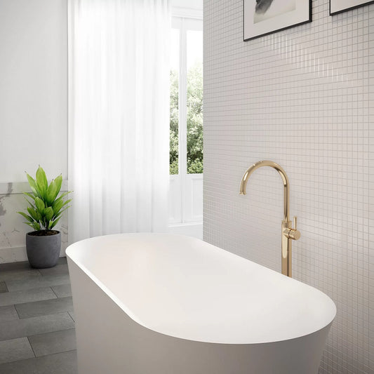 Faucet Strommen Cascade Floor Bath Mixer