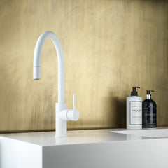 Faucet Strommen Pegasi M Curved Sink Mixer with Pull Out