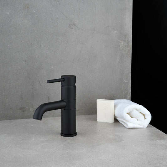 Faucet Strommen Pegasi M Swivel Basin Mixer in Black