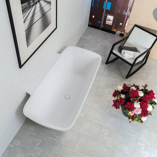 Faucet Strommen Silkstone Elbe Wall Bath 1740