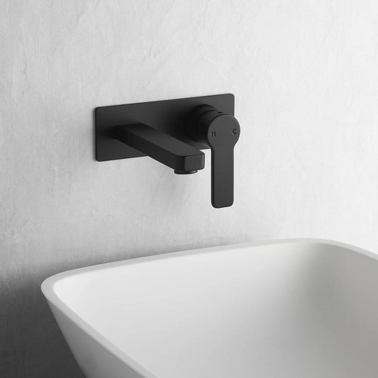 Faucet Strommen Zeos 200 Basin Mixer Set with Back Plate