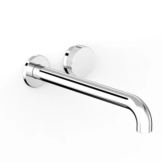 Faucet Strommen Zero Progressive 250 Wall Basin Mixer Set - Fluted