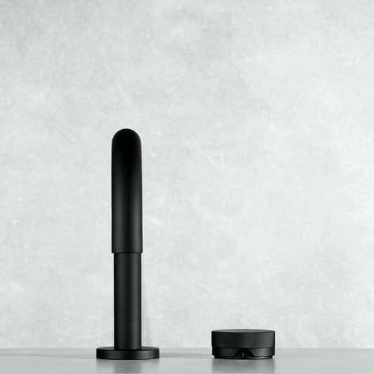 Faucet Strommen Zero Progressive Basin Mixer Set - Knurl