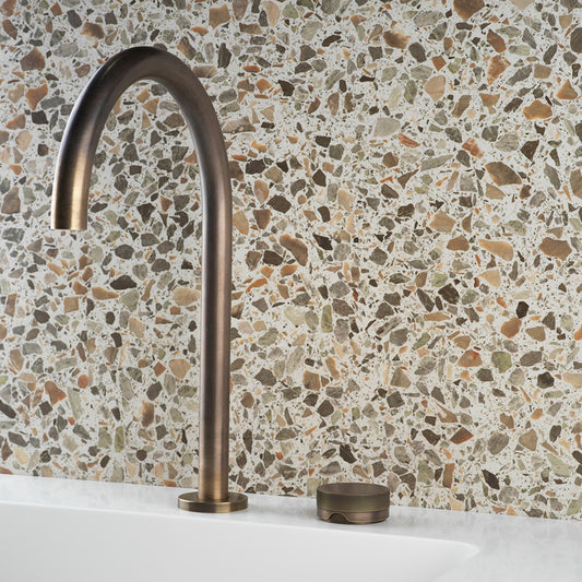 Faucet Strommen Zero Progressive Tall Basin Mixer - Knurl