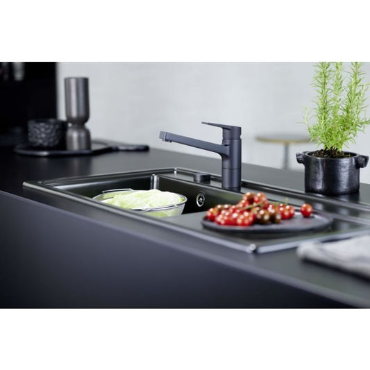 Hansa Twist Kitchen Mixer - Matte Black