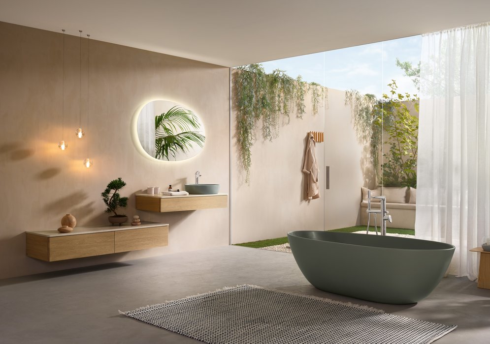 Villeroy & Boch Antao Wall Hung Toilet - Morning Green