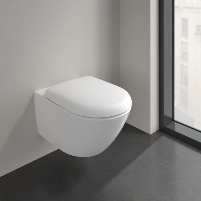 Villeroy & Boch Antao Wall Hung Toilet - Stone White