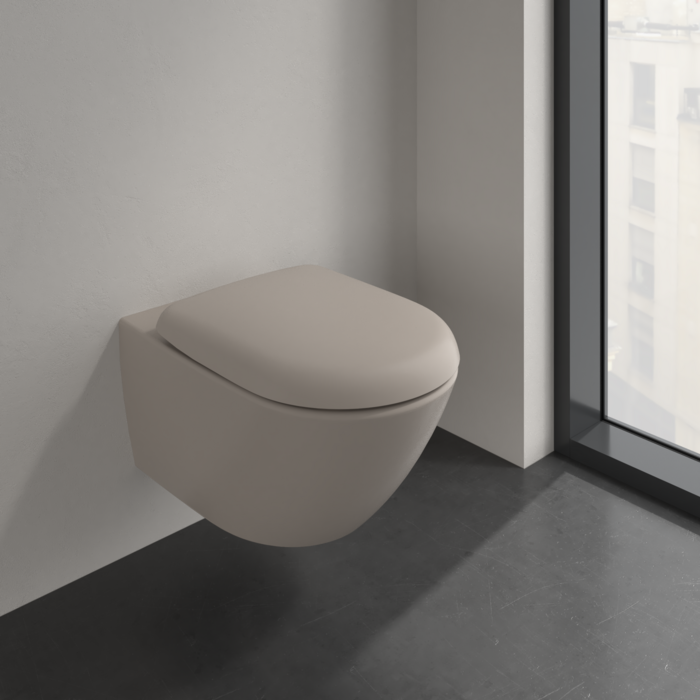 Villeroy & Boch Antao Wall Hung Toilet - Almond