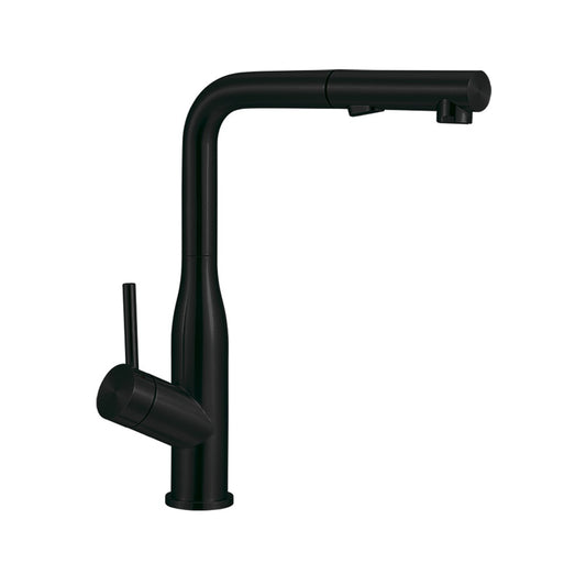 Villeroy & Boch Modern Steel 2.0 Kitchen Mixer + Pull Out Spray - Matte Black