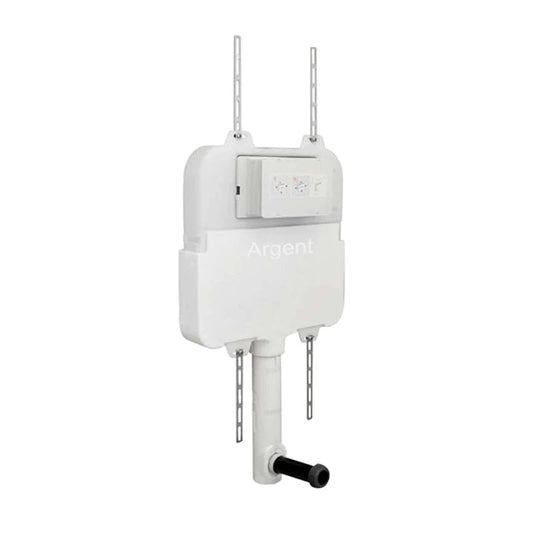 Argent 80mm In Wall Cistern - Pneumatic