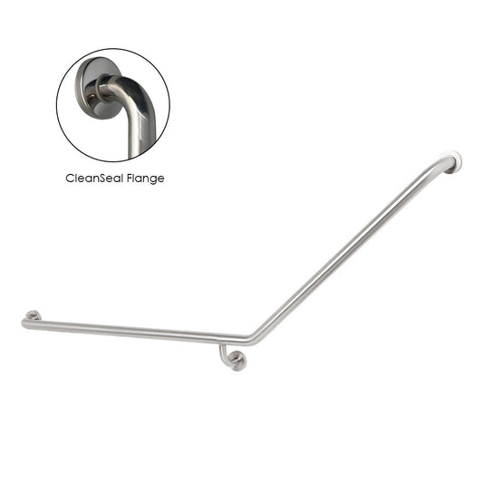 Argent Advantage 870 x 700 - 140 Degree Grab Rail - Left Hand