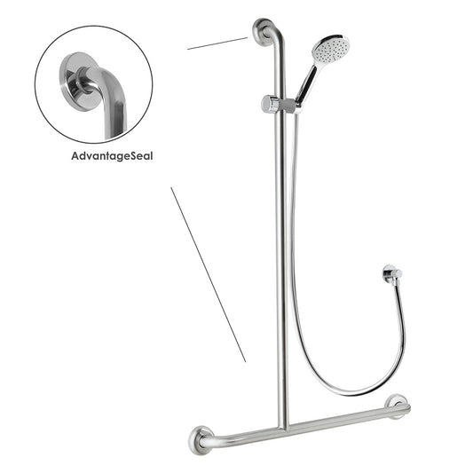 Argent Metro Advantage 32mm Inverted T Shower Set - Left Hand
