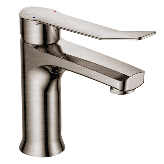 Argent Pace Comfort 170 Basin Mixer - Brushed Nickel