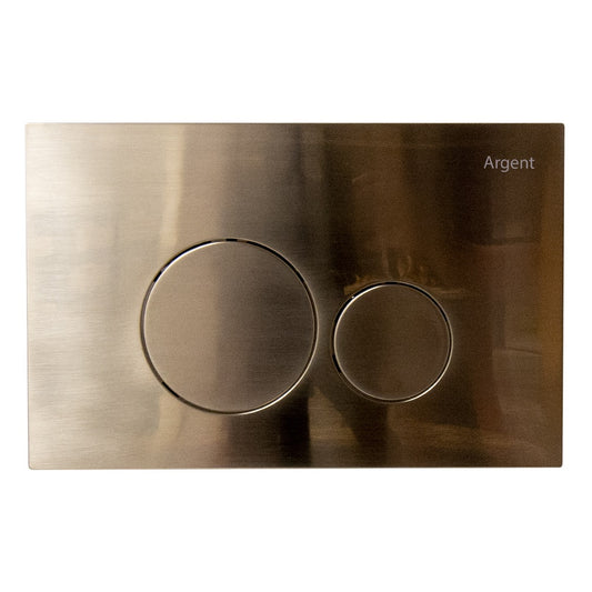 Argent Grace Round In-Wall Flush Plate - Mechanical