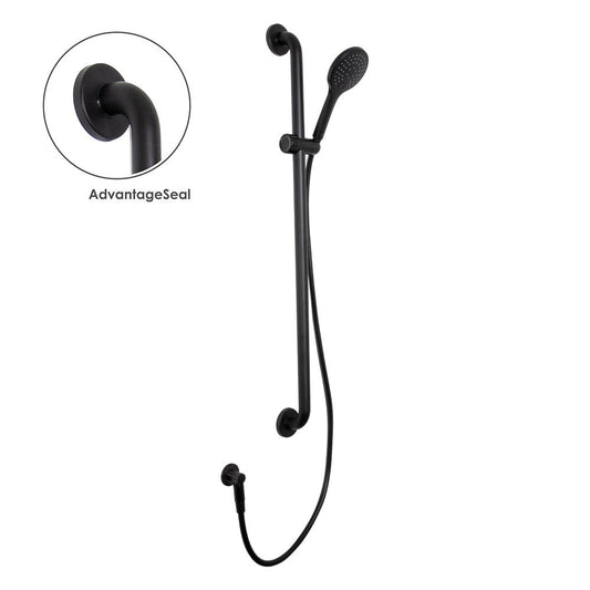 Argent Studio Advantage 32mm Shower Rail Set - Matte Black