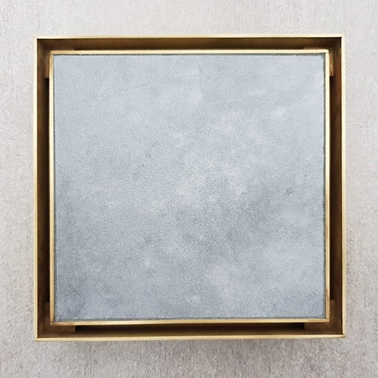 Bespoke Square Floor Waste & Tile Insert – Brass