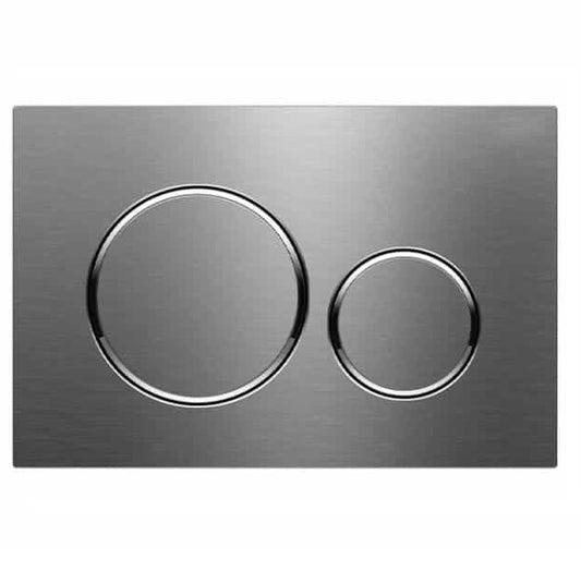 Brodware City Flush Plate - Brushed Chrome