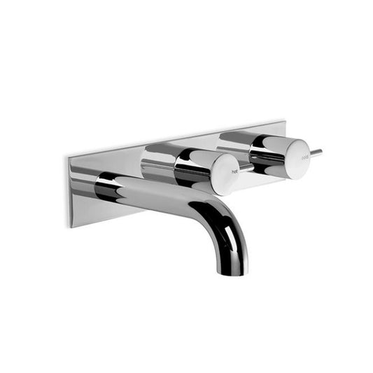 Brodware City Stik Wall Tap Set - Spout Offset & Backing Plate