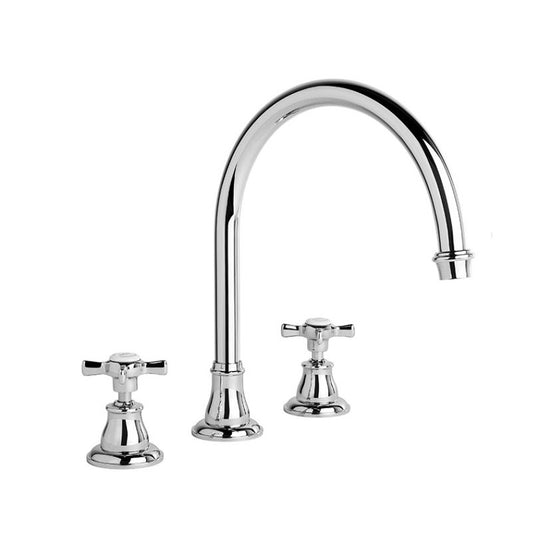 Brodware Neu England Kitchen Set - Gooseneck Spout - Cross Handles