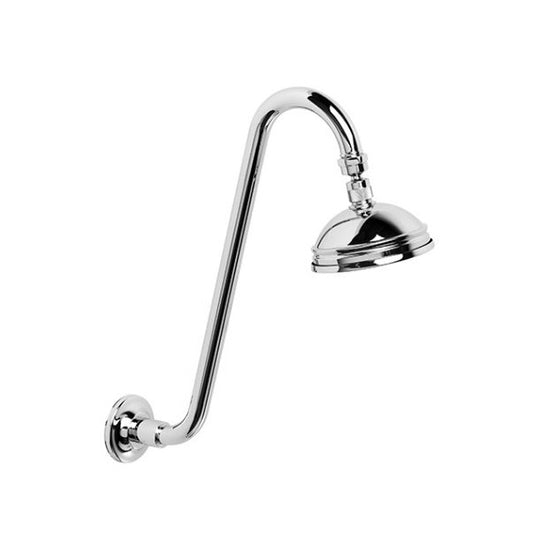 Brodware Neu England Shower Rose & Arm - 100mm Riser