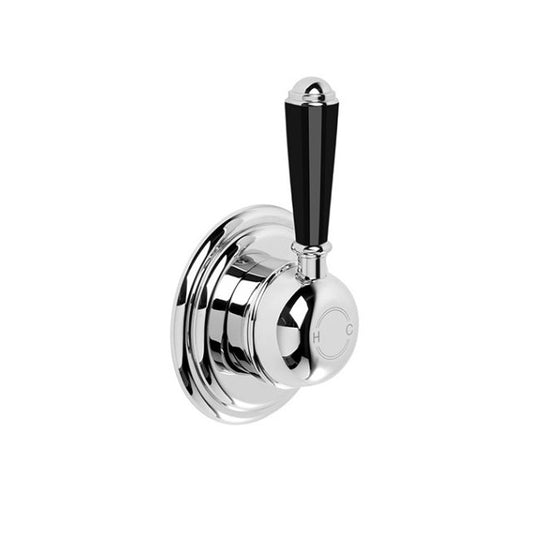 Brodware Neu England Wall Mixer - Black Lever