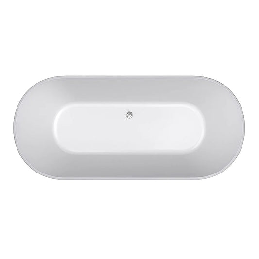 Decina Elinea White Freestanding Bath