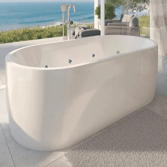 Decina Elisi 1700 Freestanding Spa Bath - 14 Jets