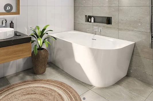 Decina Natalia Back to Corner Freestanding Bath