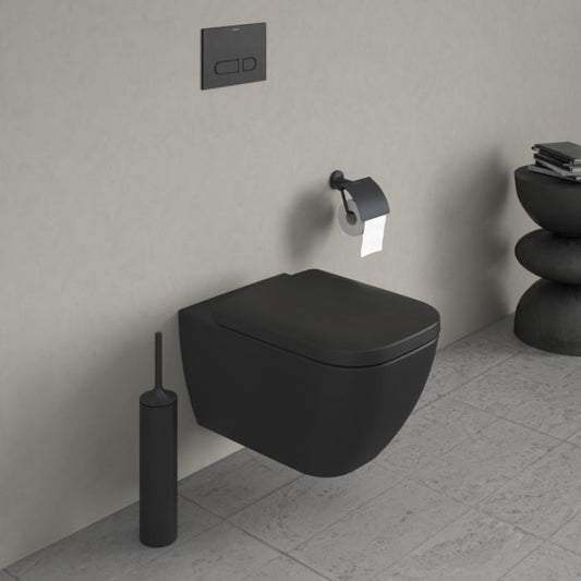 Duravit Happy D.2 Wall Hung Toilet - Matte Anthracite
