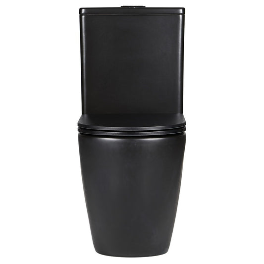 Fienza Koko Back to Wall Toilet Suite - Matte Black