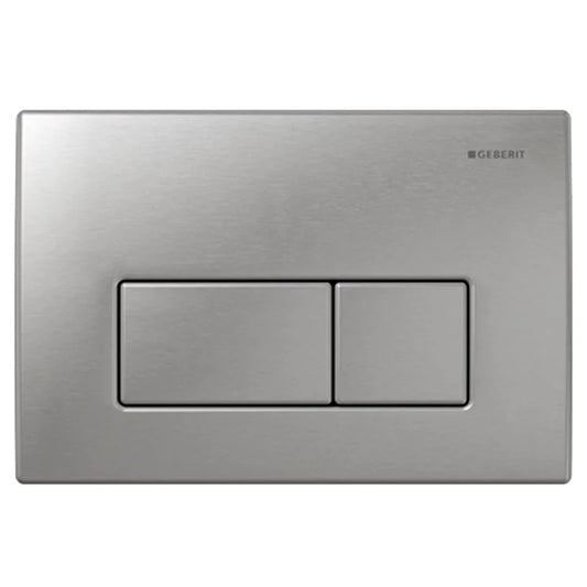 Geberit Kappa 30 Dual Flush Plate - Stainless Steel