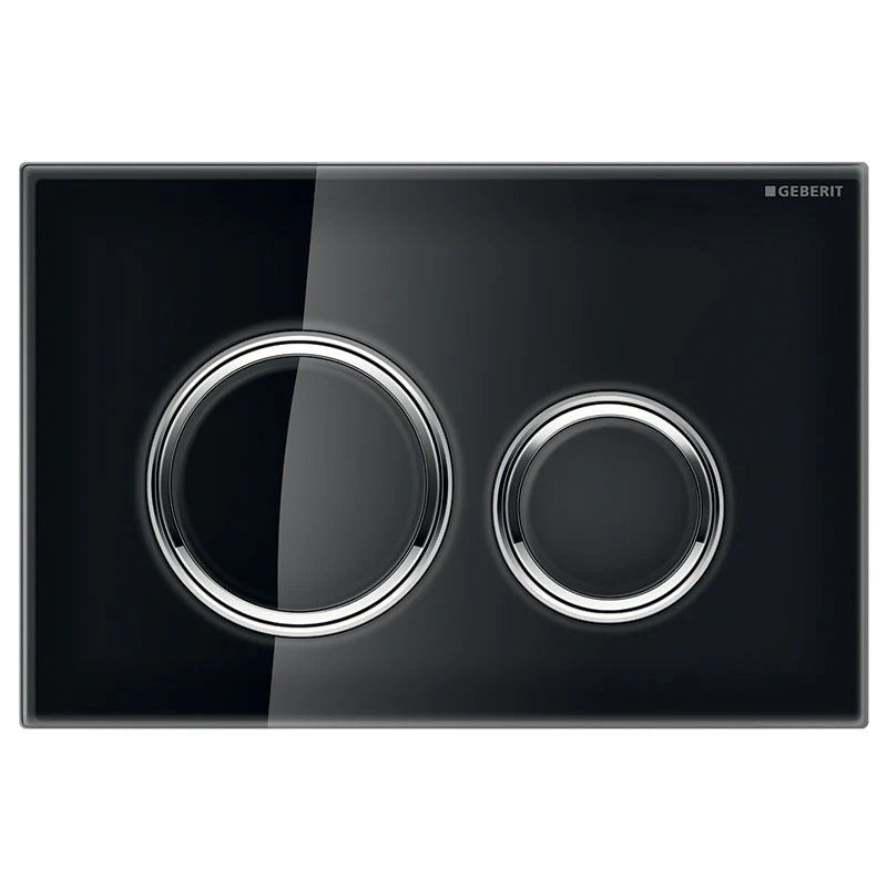 Geberit Sigma 21 Dual Flush Button Plate - Chrome Trim