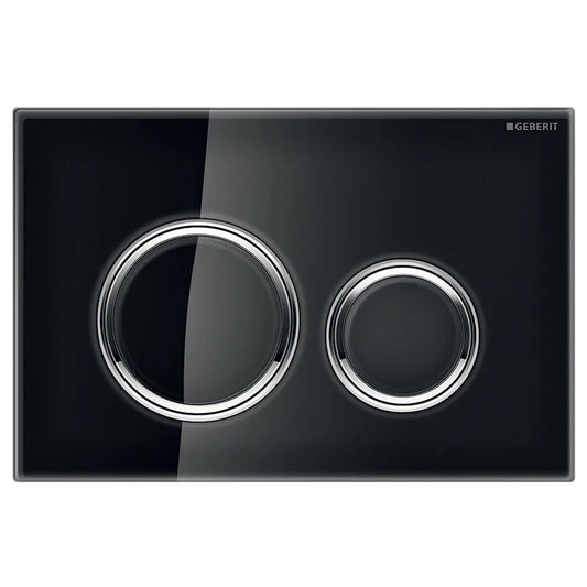 Geberit Sigma 21 Dual Flush Button Plate - Chrome Trim