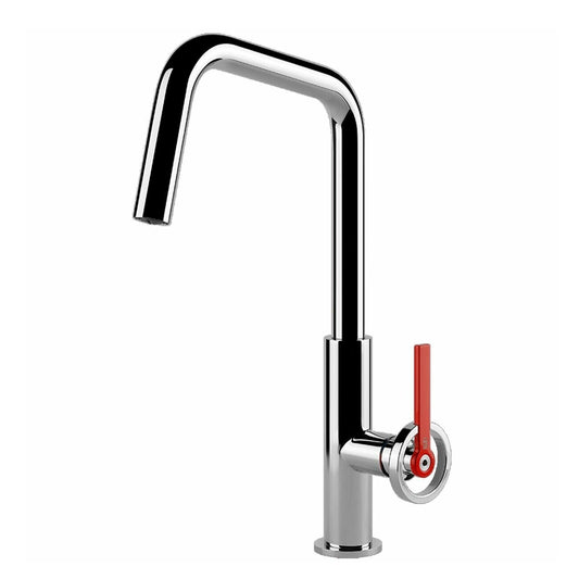 Gessi Officine V Kitchen Mixer Tap - Chrome