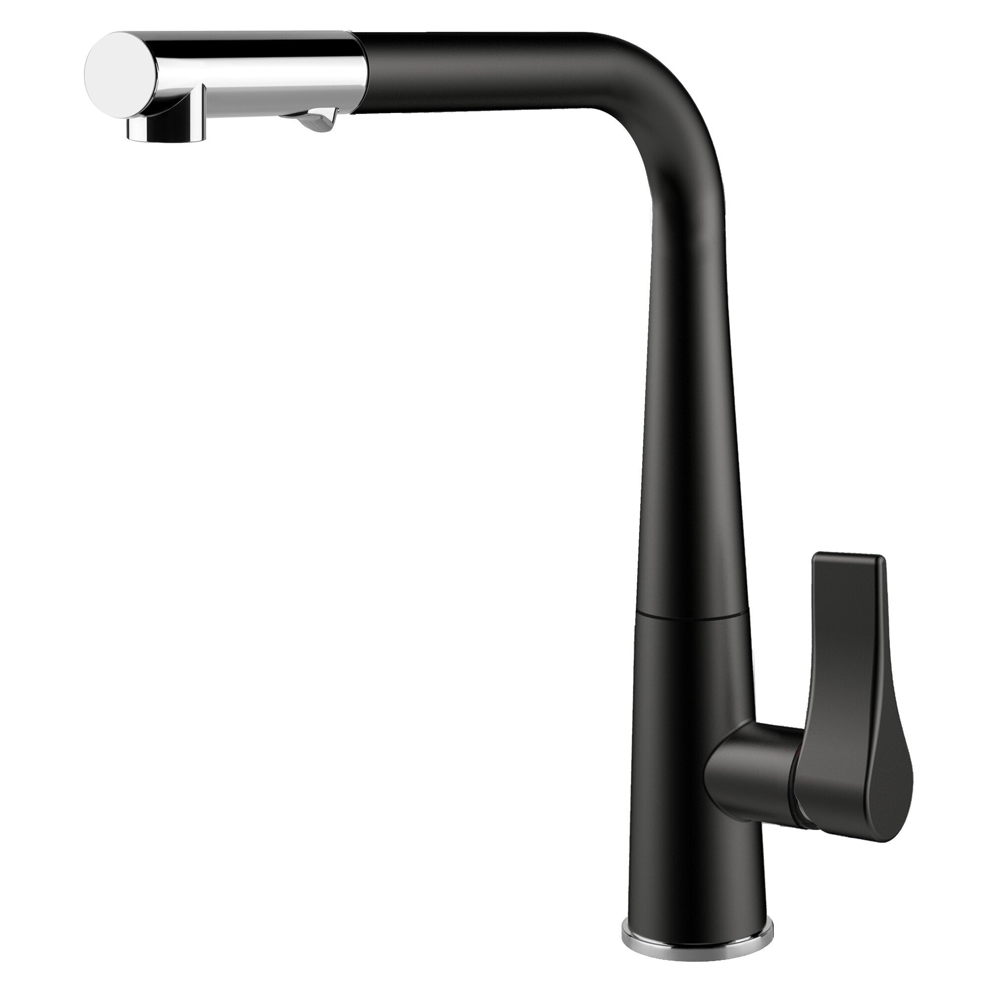 Gessi Proton Kitchen Mixer with Pull Out Dual Spray Function - Black