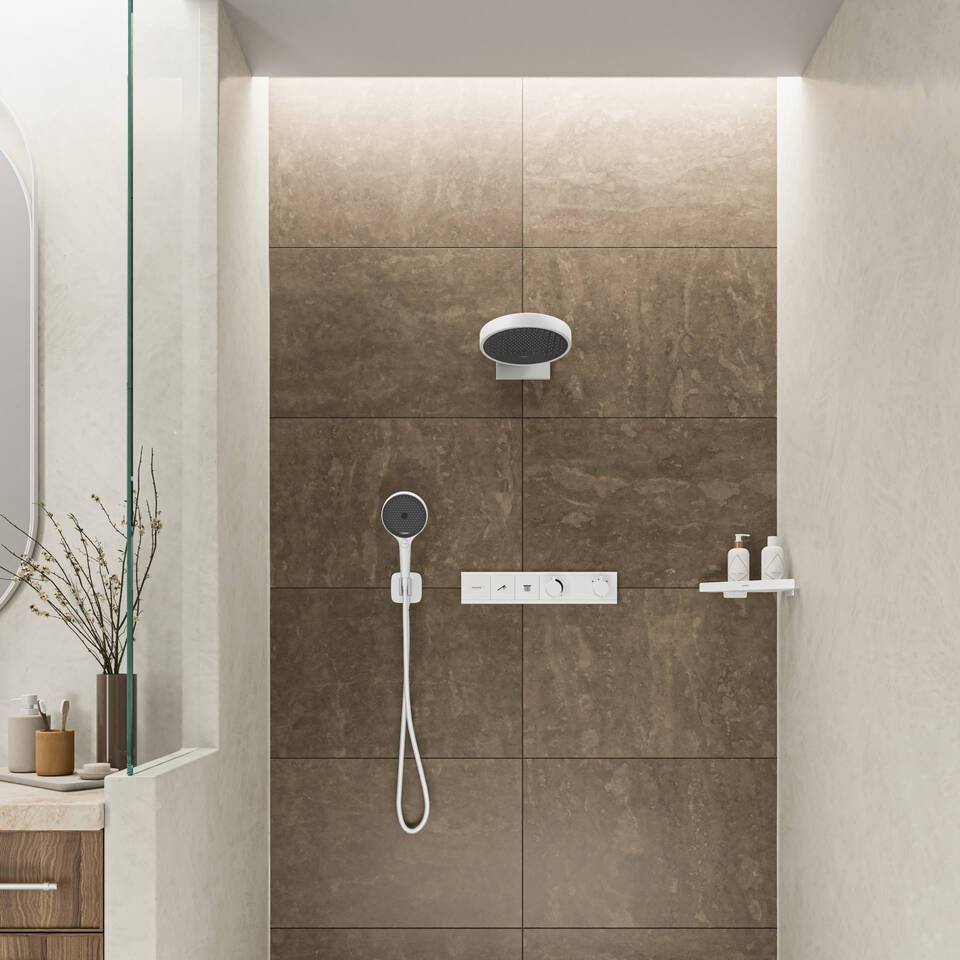 Hansgrohe Rainfinity Overhead Shower 250 1jet + Wall Connector - Lifestyle
